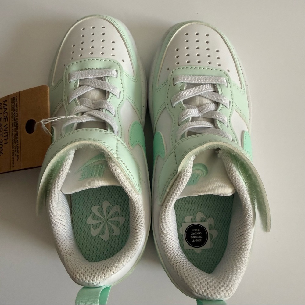 Nike Kids' Toddler Girl Sneakers in Mint and White size 10.5 - Picture 8 of 10